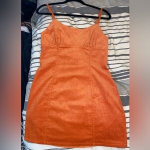 Orange Wild Fable corduroy mini dress size medium
